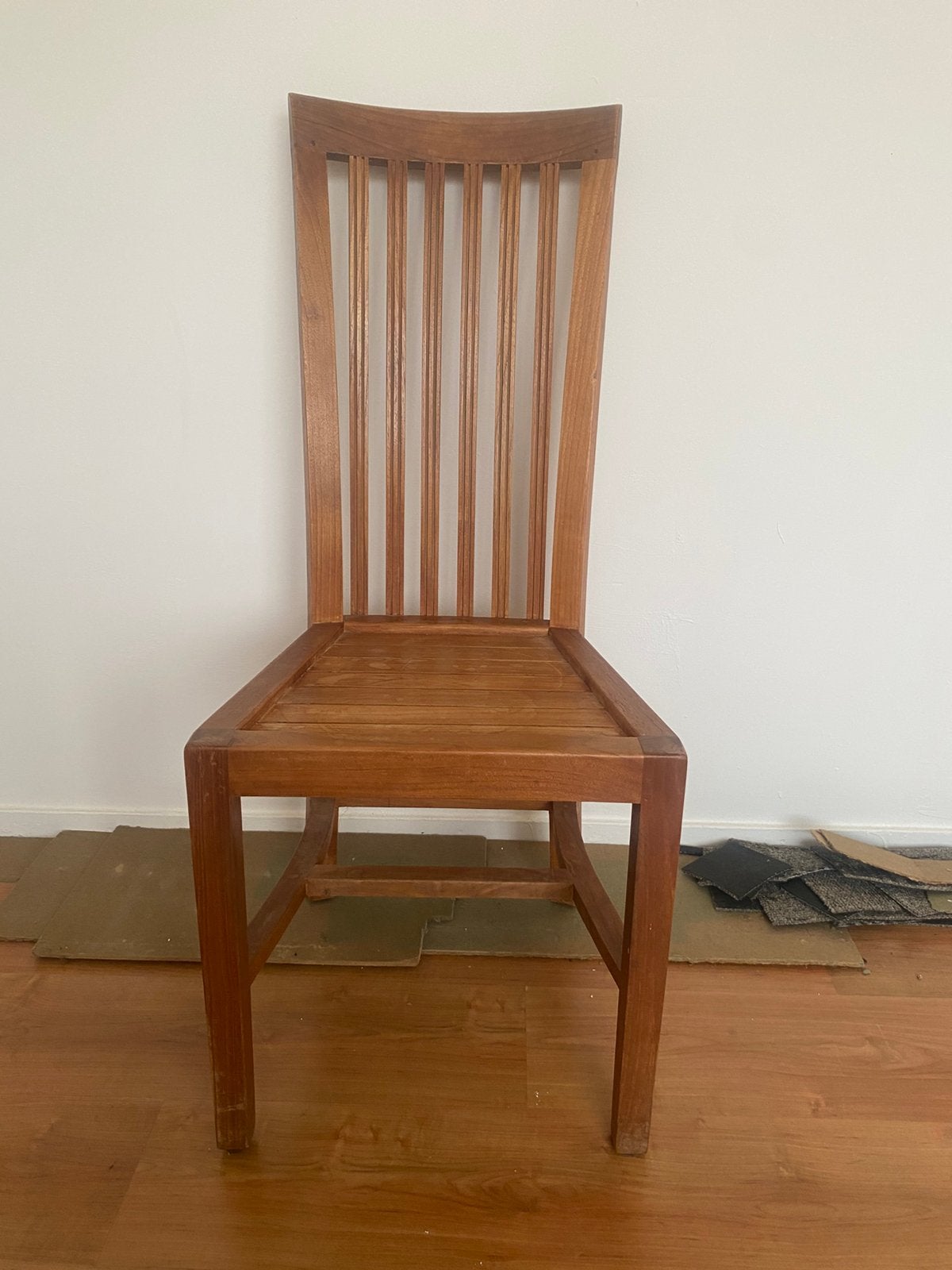 Teakhouten stoelen 4x zware kwaliteit zgan, Ophalen