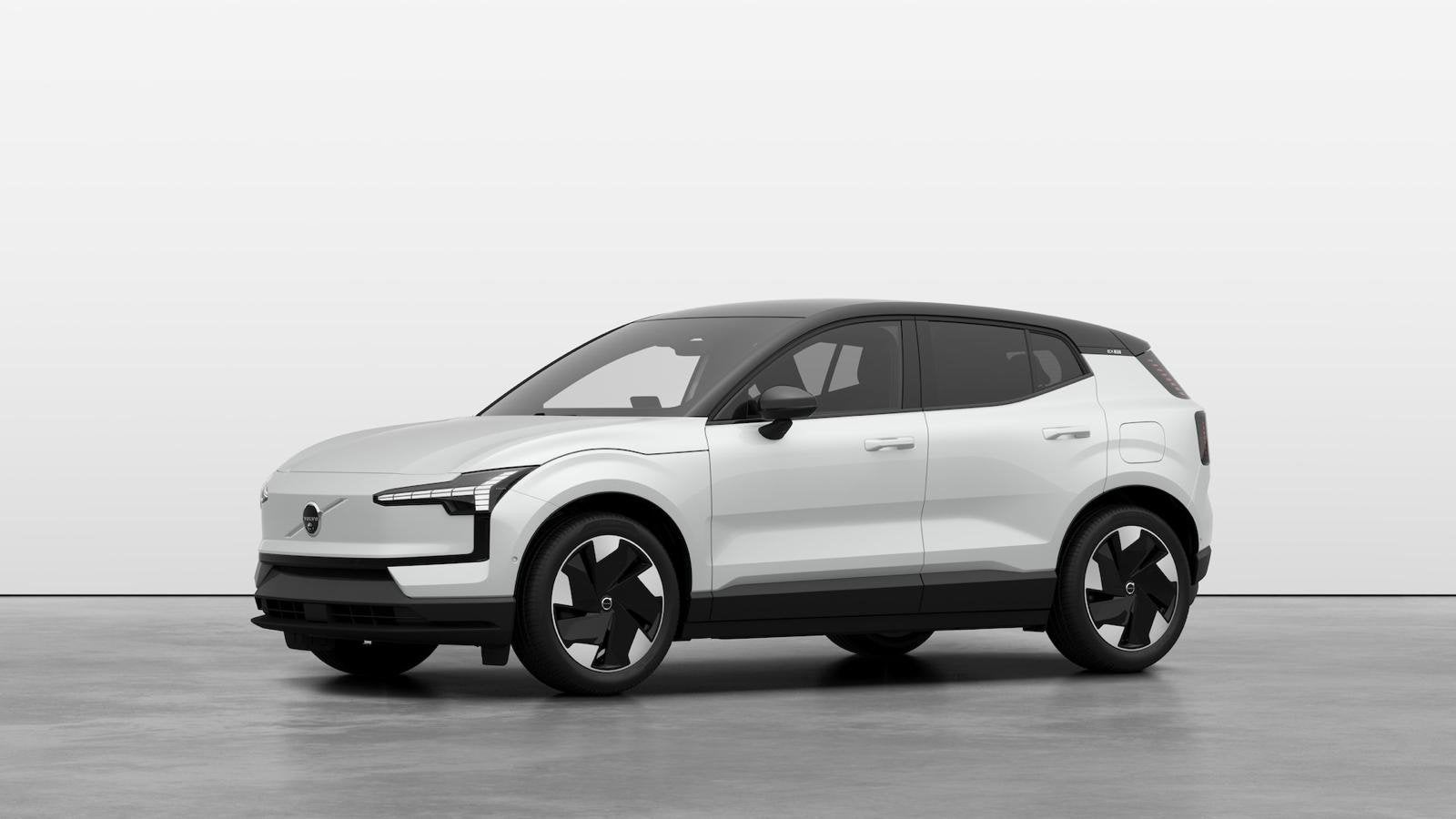 Volvo EX30 Recharge Pure Extended Electric 272pk 2024 Wit, Auto's, Automaat, Achterwielaandrijving, EX30, Leder en Stof