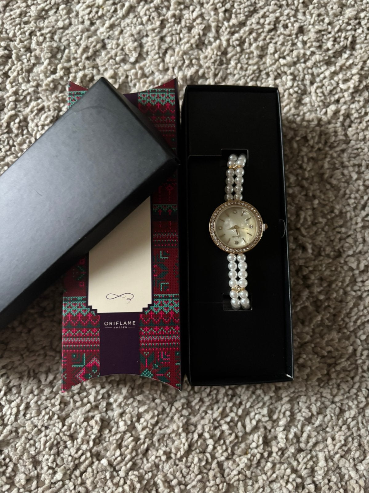 Nieuwe horloge in verpakking van Oriflame, Ophalen of Verzenden, Nieuw, Overige merken