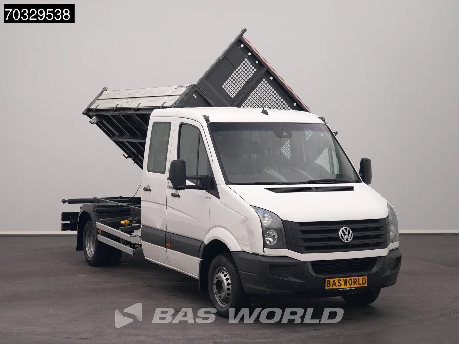 Volkswagen Crafter 160pk Dubbel Cabine Driezijdige Kipper 16, Auto's, Euro 5, 2939 kg, Gebruikt, 4 cilinders
