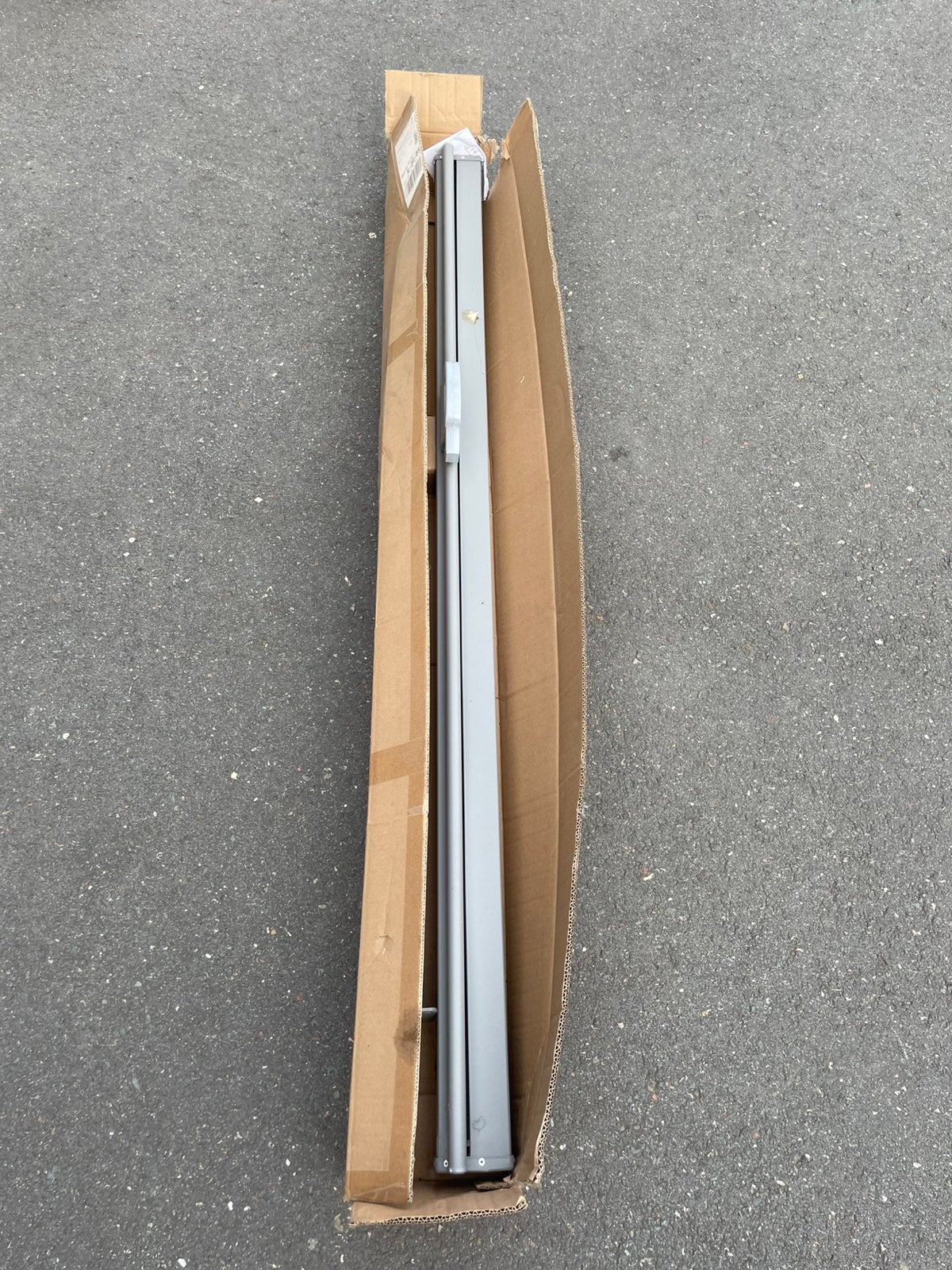 Nieuw windscherm 170x300 cm zwart uitschuifbaar uittrekbaar, Tuin en Terras, Ophalen, Nieuw