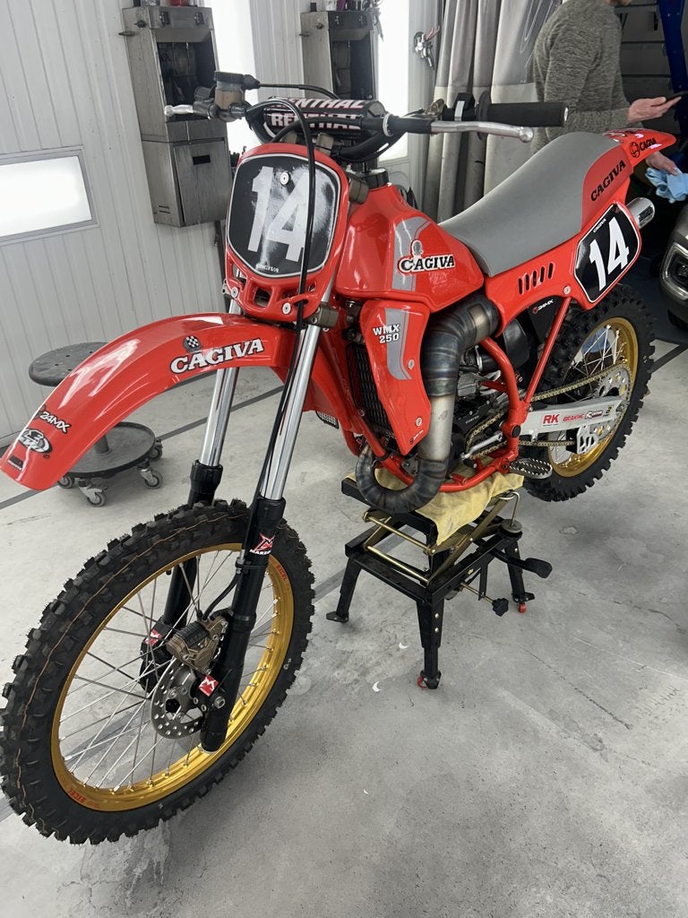cagiva wmx 250 1983, Motoren, Nieuw, Particulier, Crossmotor, 200 cc