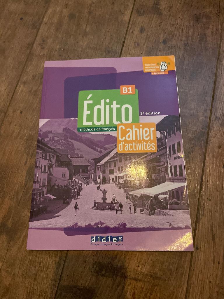Edito méthode de français 3e edittion, Boeken, Ophalen of Verzenden, Zo goed als nieuw, Onbekend
