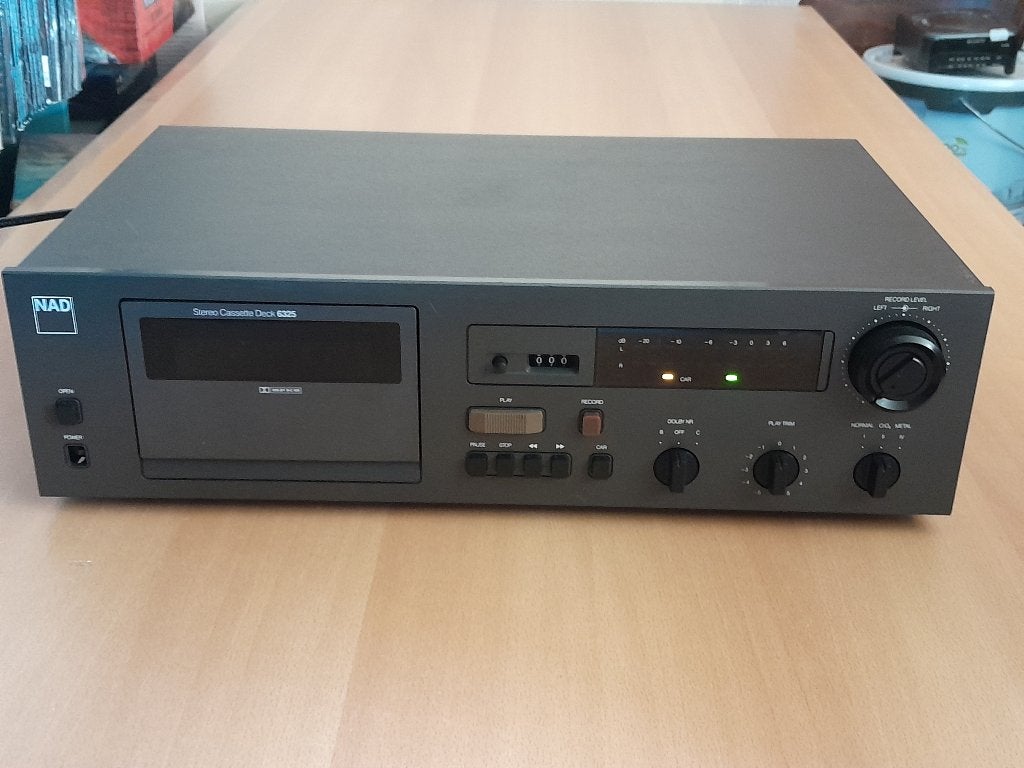 Vintage NAD Cassettedeck model 6325 ( lezen! ), Audio, Tv en Foto, Cassettedecks, Ophalen, Enkel, Overige merken