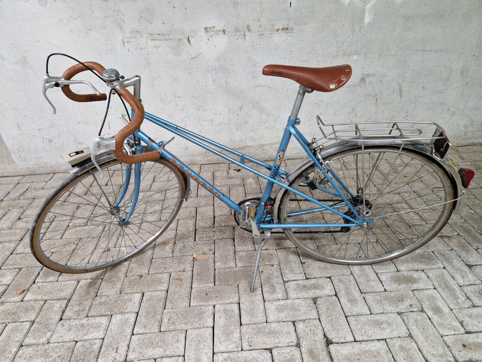 Vintage Peugeot dames racefiets, Minder dan 10 versnellingen, Gebruikt, Staal, Ophalen