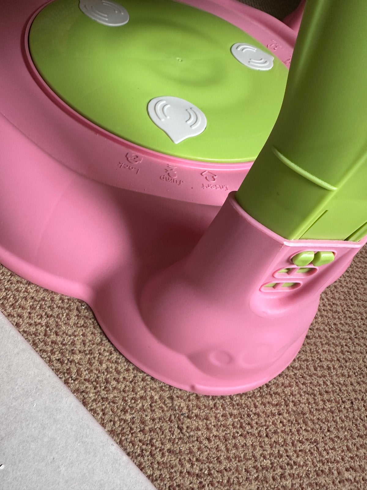Tryco Baby sta-stoel / stoel met speelgoed, Ophalen, Gebruikt