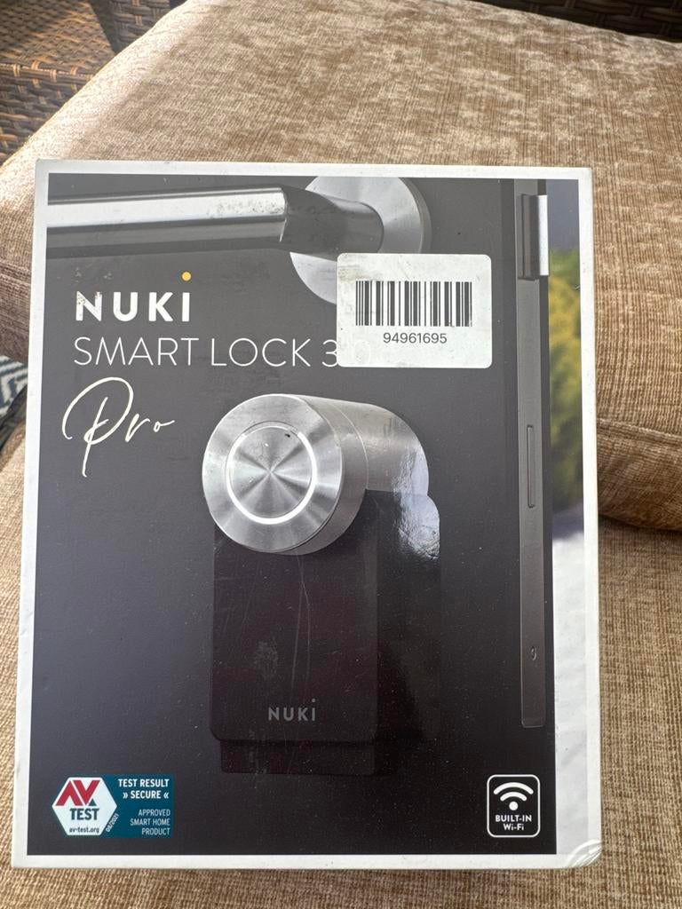 Nuki Smart Lock 3.0 Pro - Slim deurbeslag, Ophalen of Verzenden, Nieuw, Overige materialen, Slot