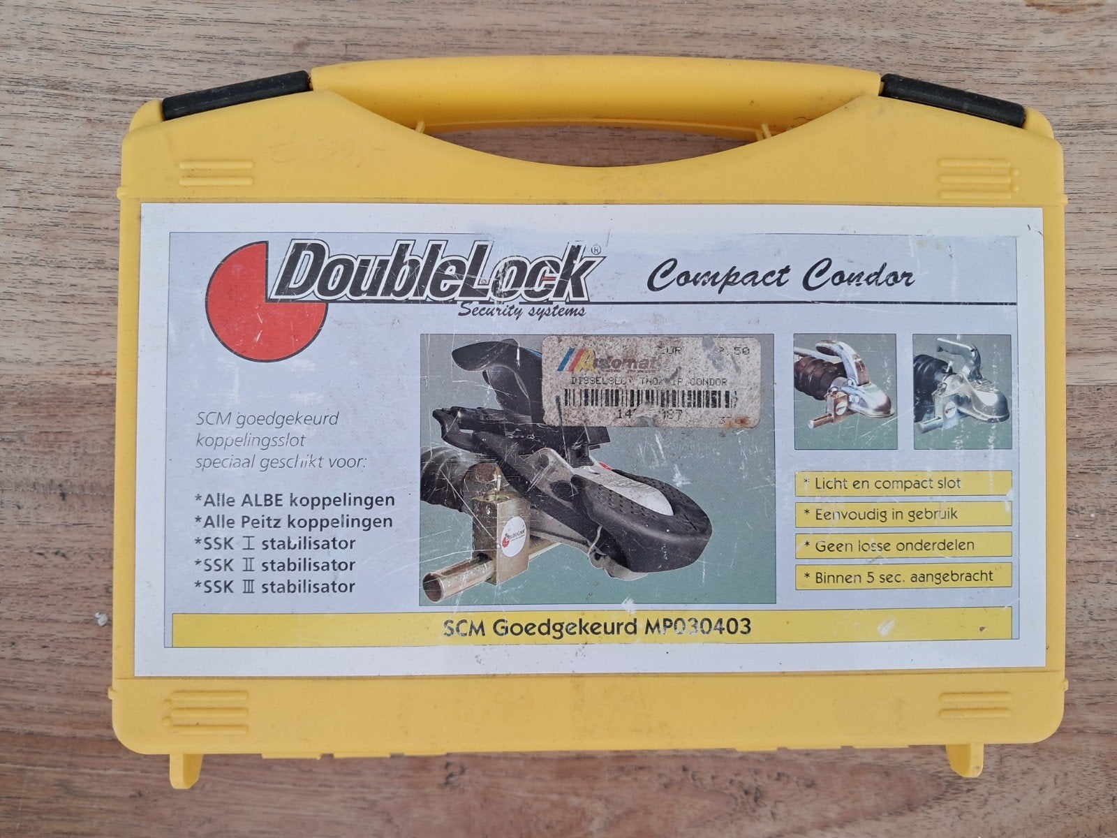 Disselslot DoubleLock, Ophalen, Gebruikt
