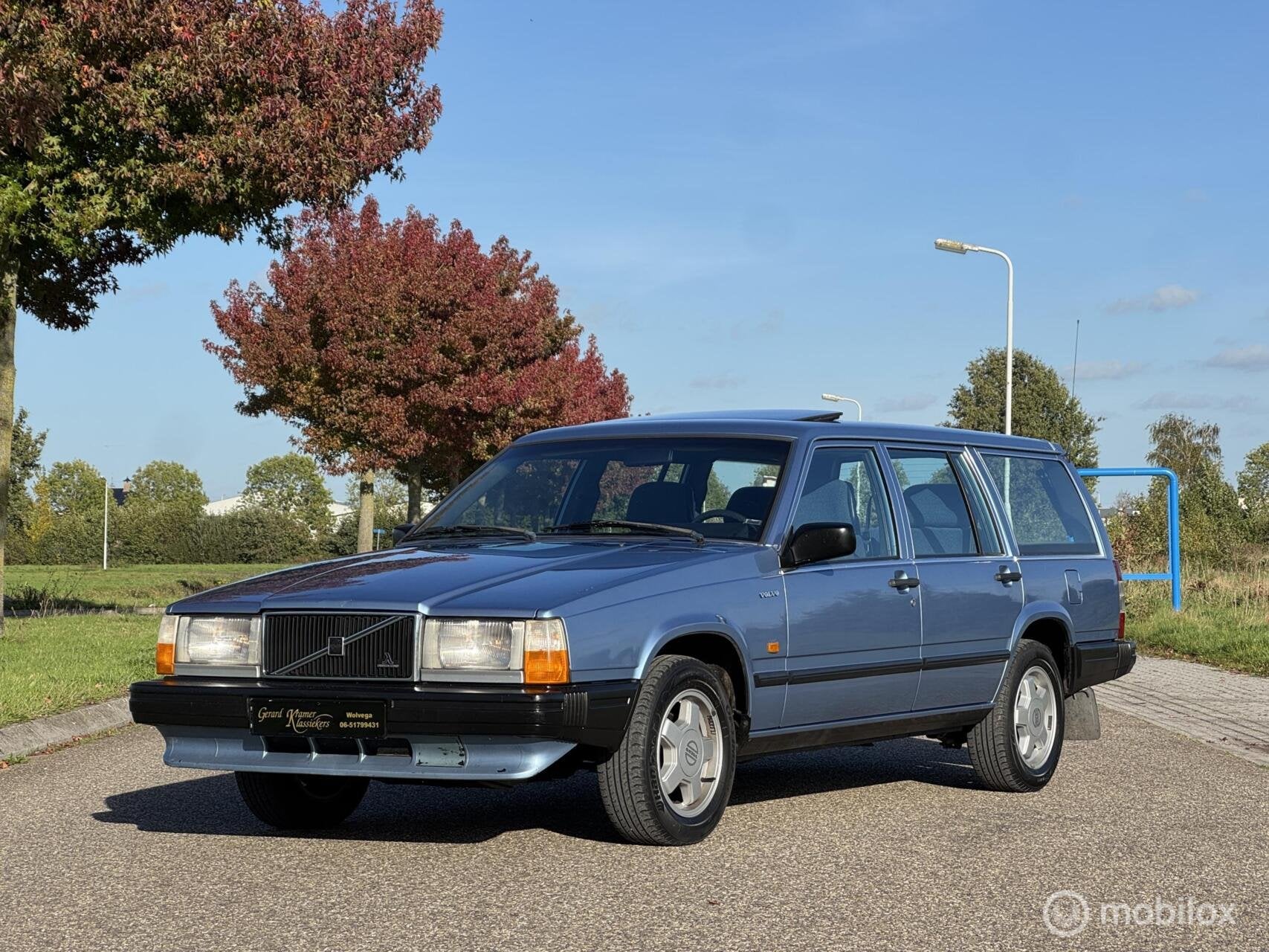 Volvo 740 2.3i GL Estate 1987, Auto's, Blauw, 116 pk, Handgeschakeld, Volvo