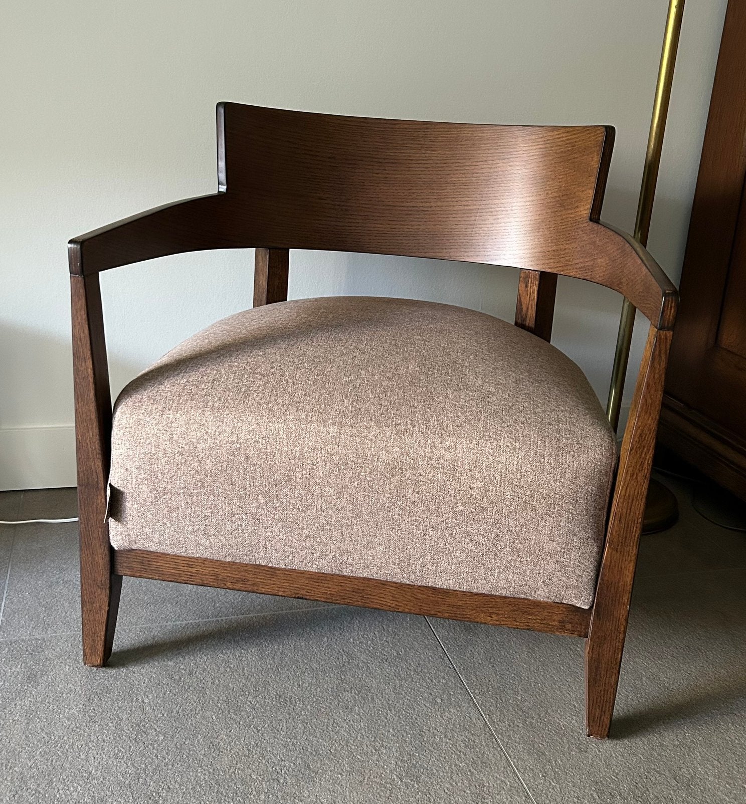 Nieuw stoeltje, retro design Dutchbone Duran, Huis en Inrichting, Fauteuils, Ophalen, Minder dan 75 cm, Nieuw, Stof