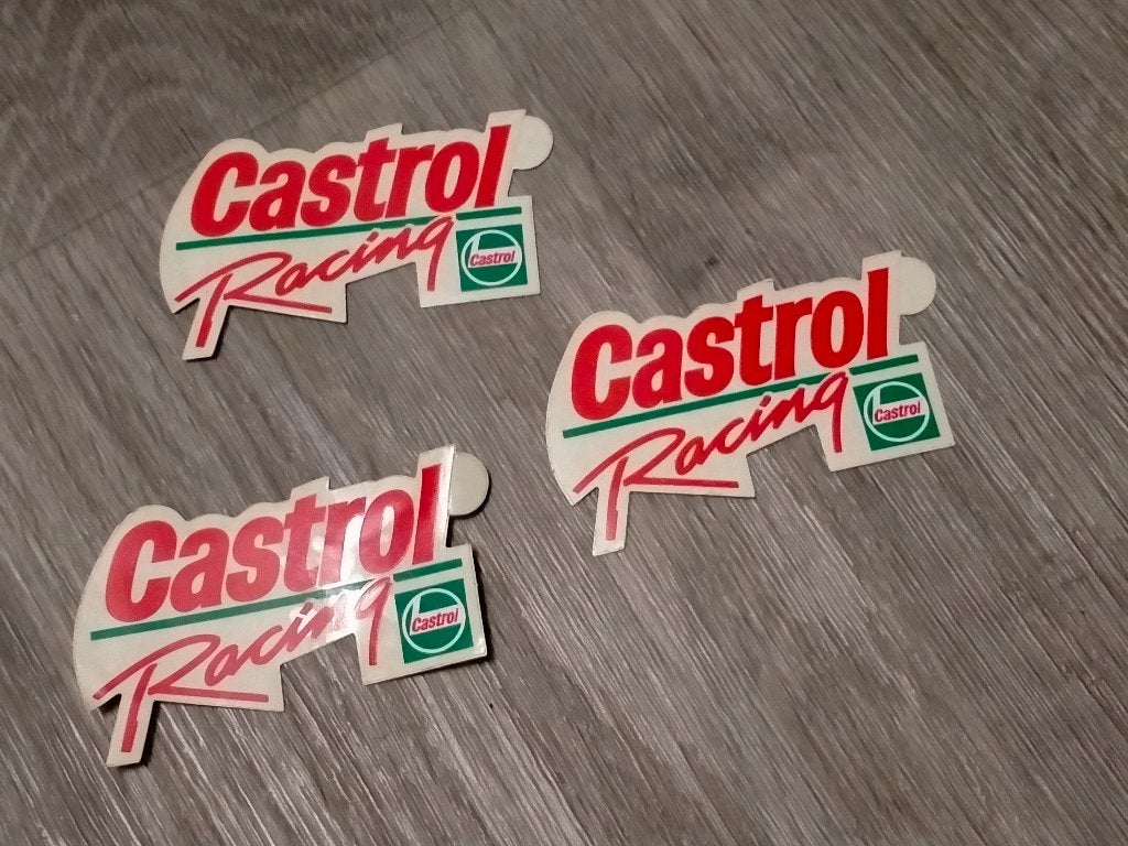 Castrol Racing vintage brandstof motor sticker RARE, Ophalen of Verzenden, Gebruikt, Overige typen