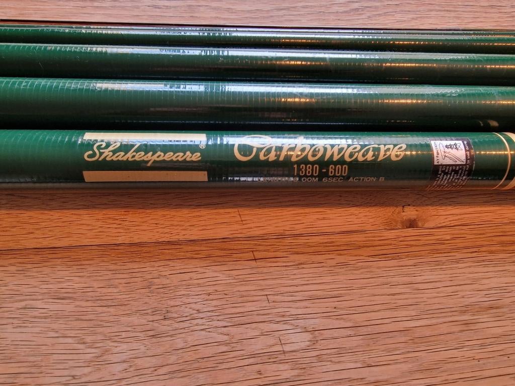 Shakespeare Carbonweave 1380-600 Vaste Hengel, Ophalen of Verzenden, Gebruikt, Vaste hengel