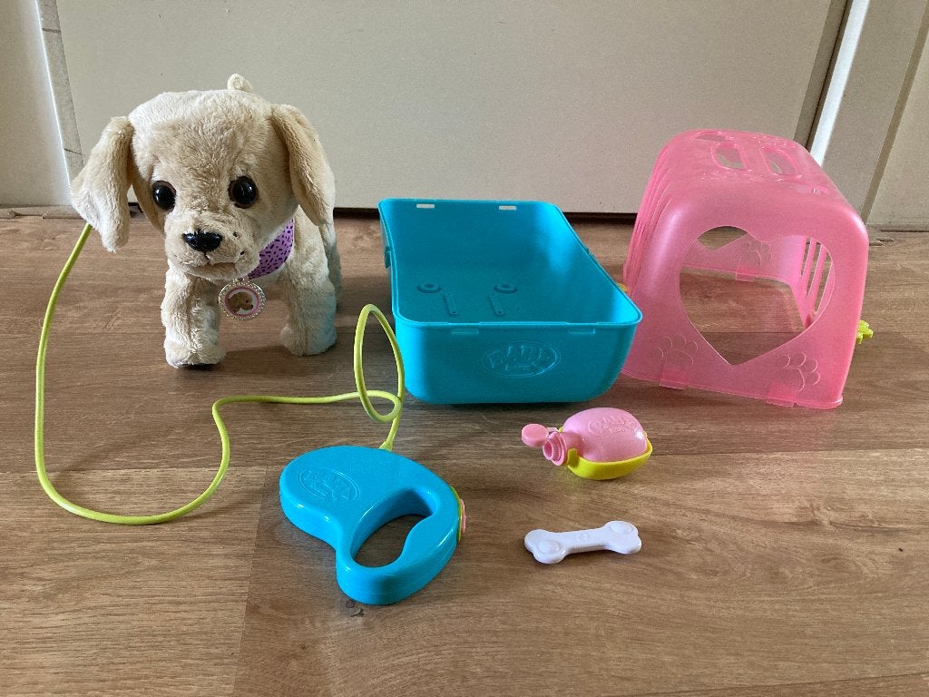 BABY born puppy Lucky met bench, Ophalen, Overige merken, Overige karakters, Met kleding of accessoire