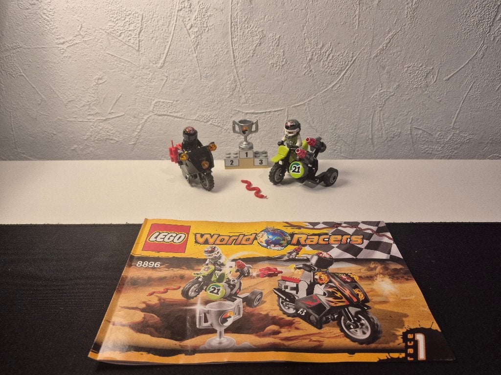 Lego World Racers 8896 Snake Canyon, Gebruikt, Lego, Ophalen of Verzenden, Compleet