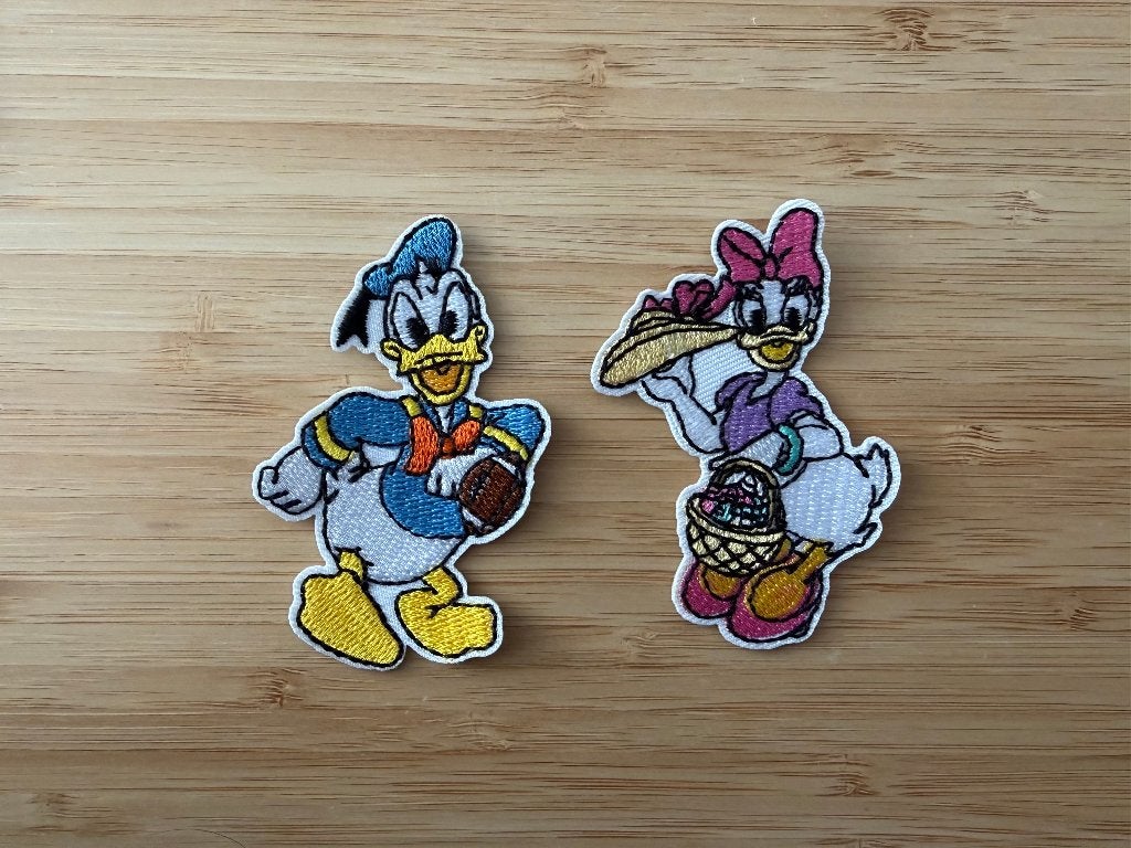 Patch Donald Duck en Katrien, Verzenden, Donald Duck, Nieuw, Beeldje of Figuurtje
