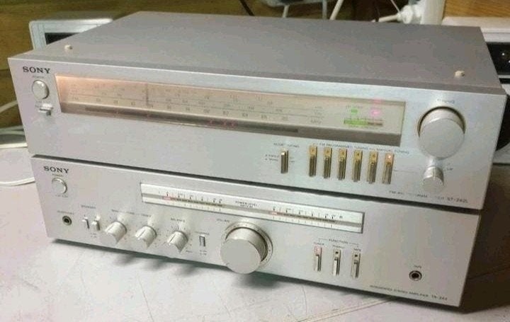 Sony set versterker ta-242 + tuner st-242l vintage 1980, Ophalen of Verzenden, Sony