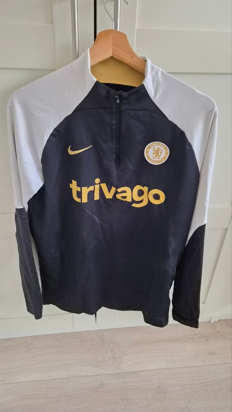 Origineel Nike Chelsea trainingspak - Zo goed als nieuw, Kleding | Heren, Maat 48/50 (M), Zwart, Nike, Ophalen of Verzenden