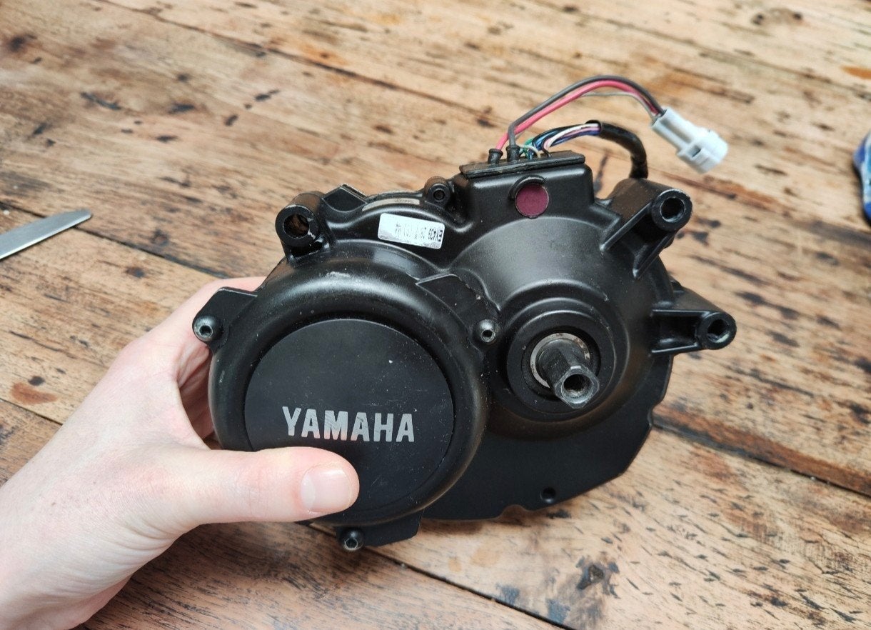 Yamaha middenmotor Batavus Stream/Razer - 3566 km, Fietsen en Brommers, Fietsonderdelen, Gebruikt, Motor, Overige materialen, Elektrische fiets