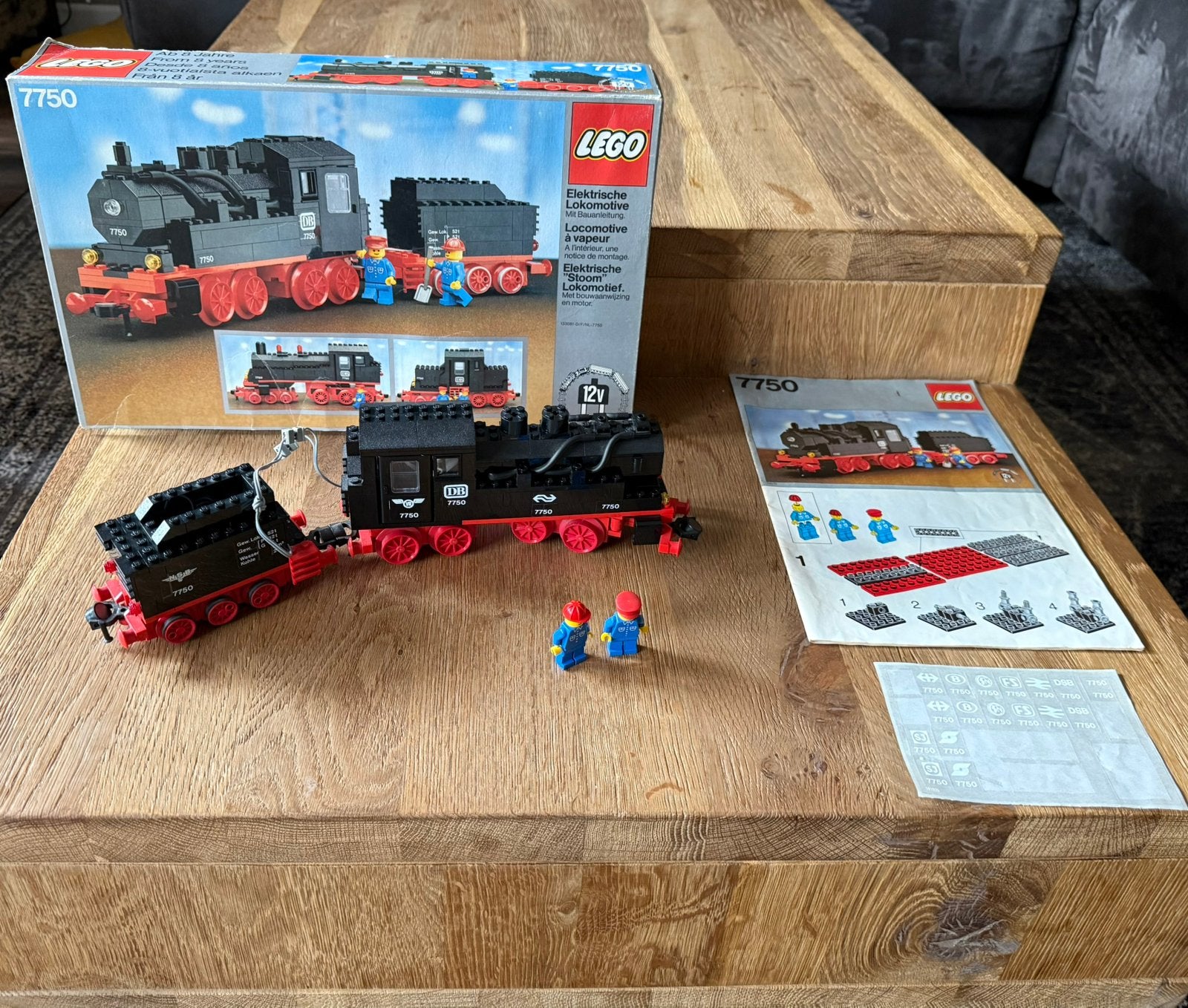 Lego 12 volt 12v zeldzame 7750 met doos, boekje, stickervel, Ophalen of Verzenden, Gebruikt, Lego