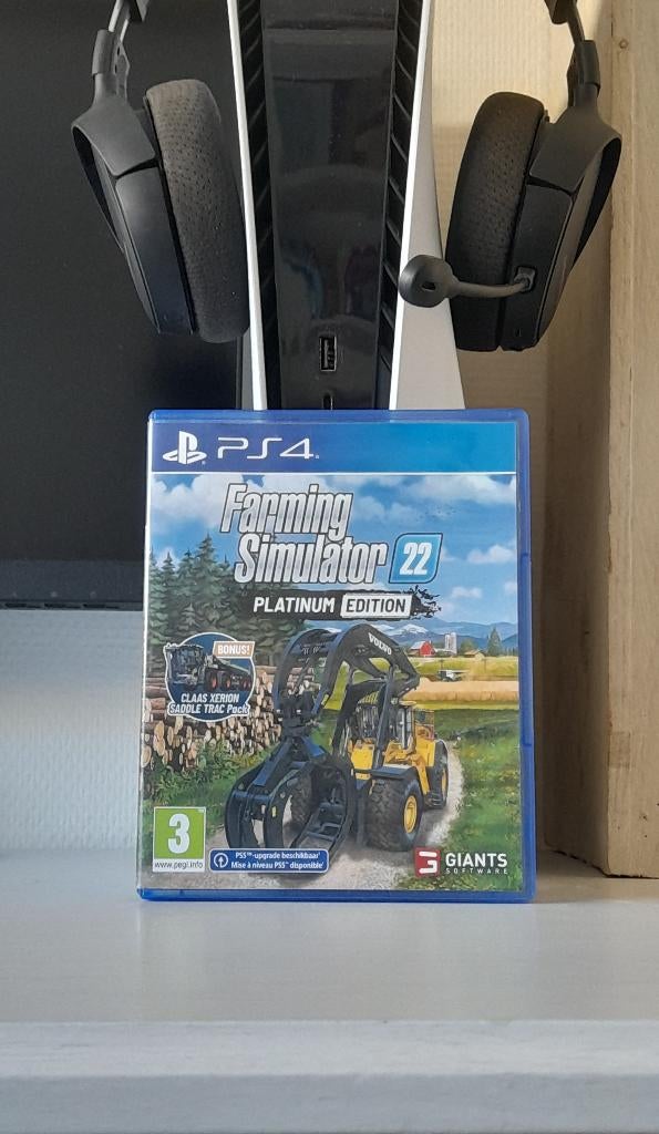 Farming Simulator 22 - Platinum Edition - Playstation 4, Spelcomputers en Games, Games | Sony PlayStation 4, Online, Gebruikt