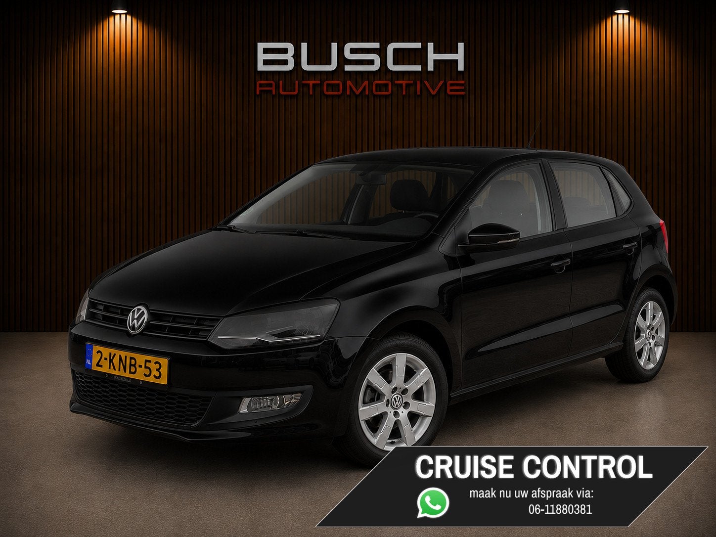 Volkswagen Polo 1.2 TSI BlueMotion 5 deurs Edition+ AIRCO, Voorwielaandrijving, Stof, 4 cilinders, Zwart