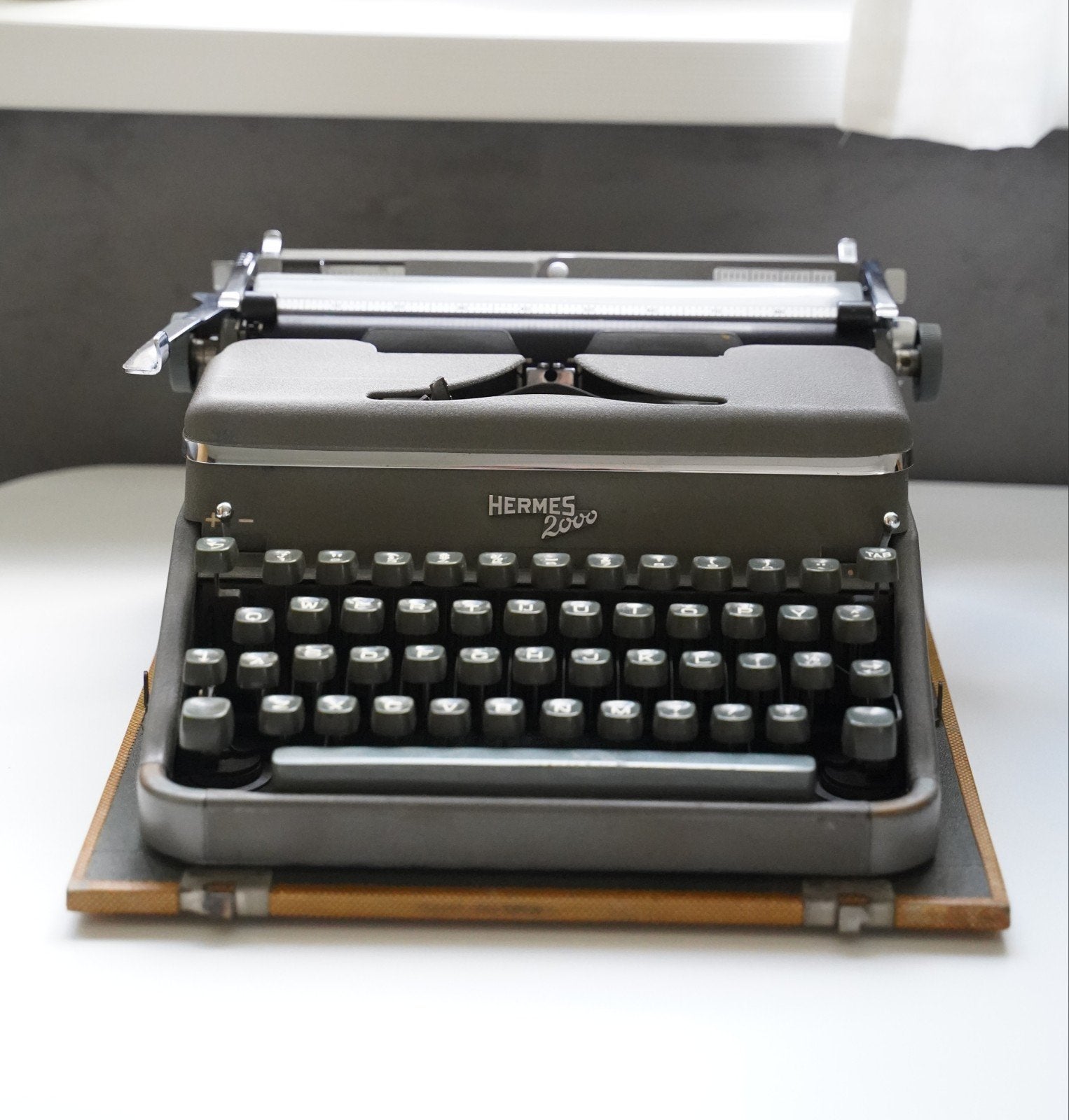 hermes 2000 typemachine orrigineel, schrijfmachine, Diversen, Ophalen of Verzenden, Gebruikt