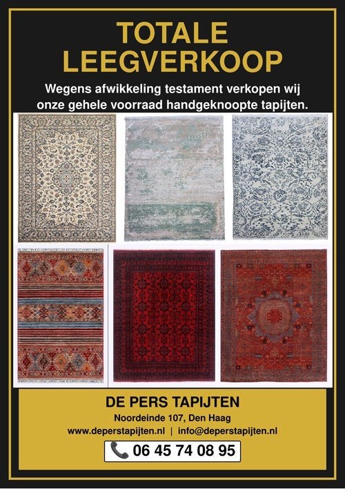 TOTALE LEEGVERKOOP–24 HANDGEKNOOPTE  TAPIJTEN (ALLES NIEUW!), Ophalen, Geel, 200 cm of meer, Nieuw Ziegler Soft Beige – Premium Wol