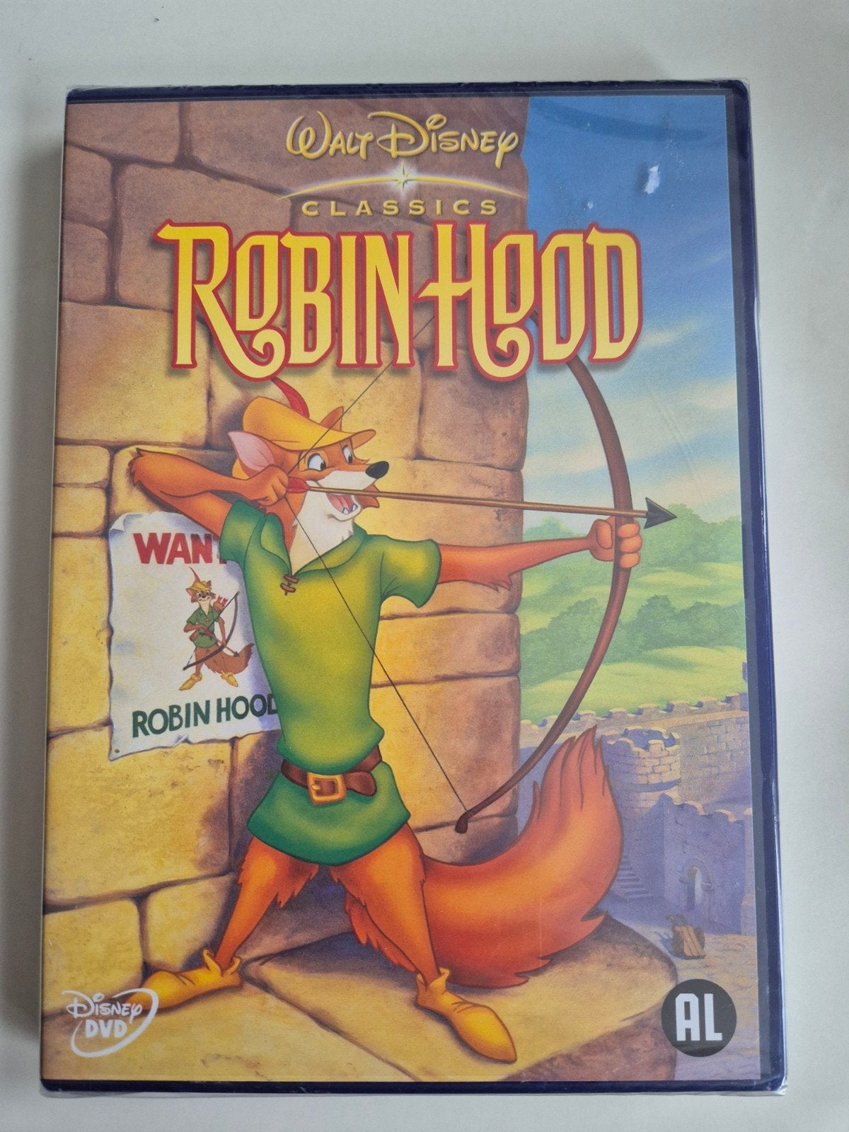 Disney Classics Robin Hood DVD - Nieuw in verpakking, Avontuur, Alle leeftijden, Ophalen of Verzenden, Nieuw in verpakking