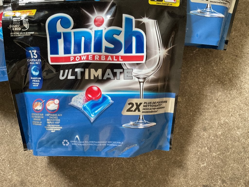 Finish Powerball Ultimate vaatwastabletten (13 stuks), Ophalen of Verzenden, Schoonmaakmiddel
