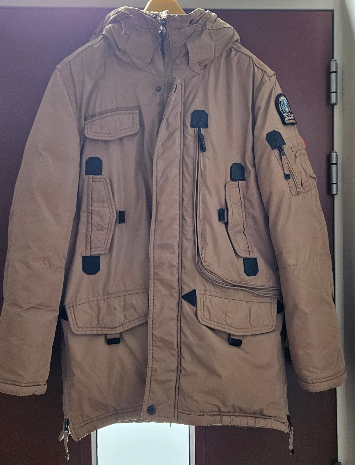 Parajumpers jas, maat M, zo goed als nieuw, Kleding | Heren, Maat 48/50 (M), Beige, Parajumpers, Ophalen of Verzenden