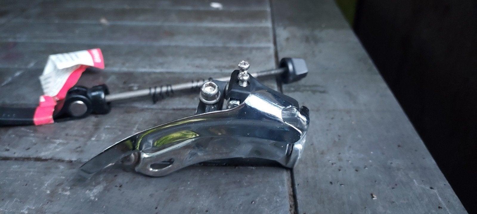Voorderraileur Shimano XT en Spinergy snelspanner, Ophalen of Verzenden