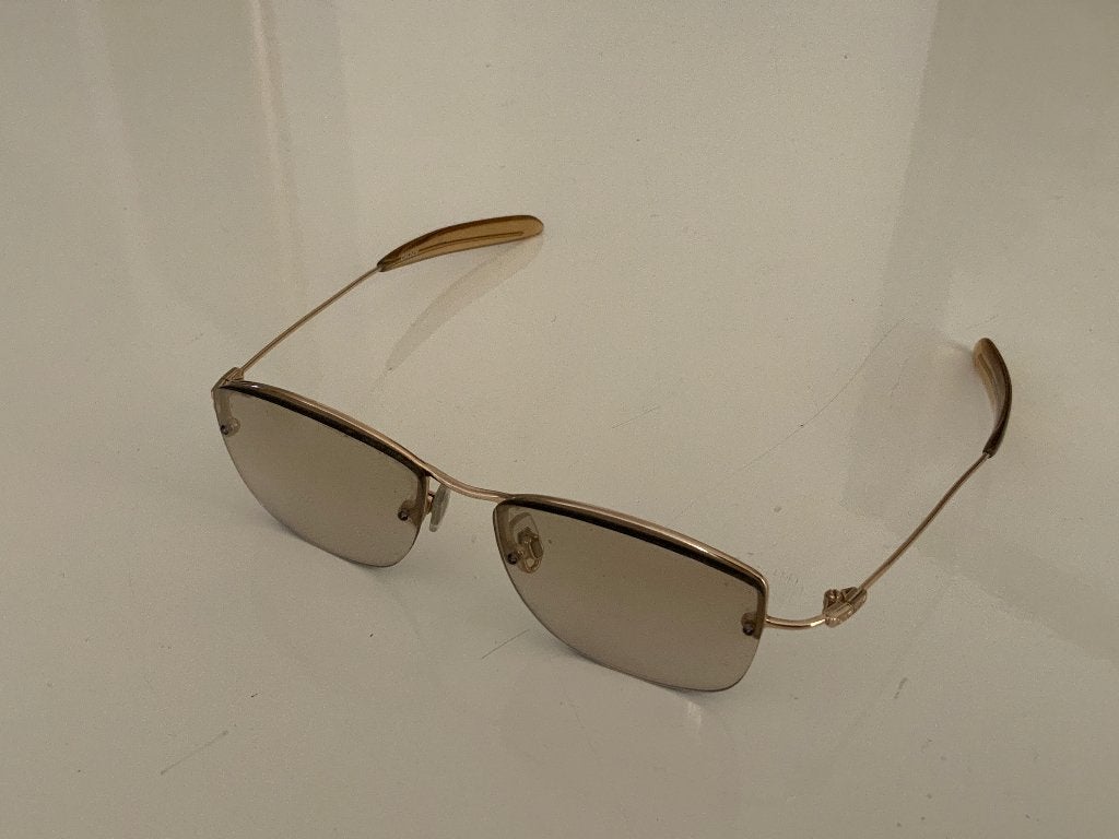 DKNY zonnebril vintage, Overige merken, Gebruikt, Zonnebril, Geel