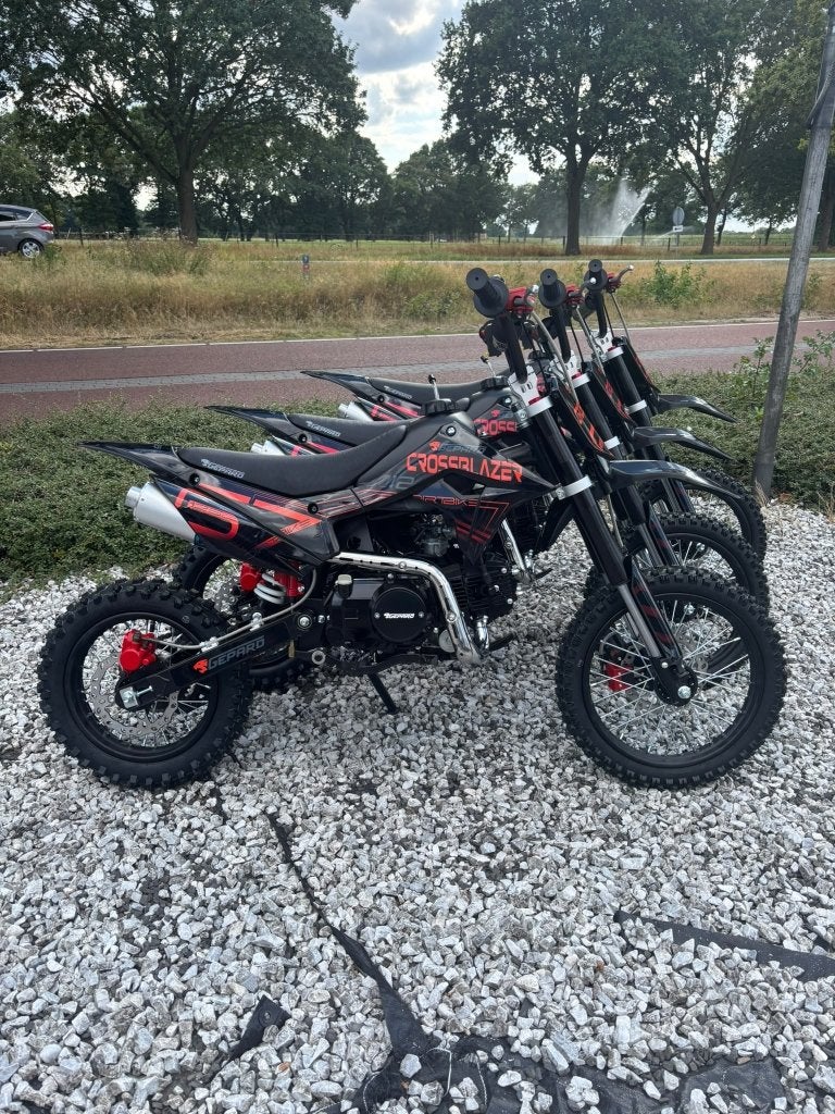 Dirtbikes 110cc 125cc automaat 4 takt + e-start crossmotor, Automaat, Gepard, 1 cilinder, Info@Motorpromo.nl