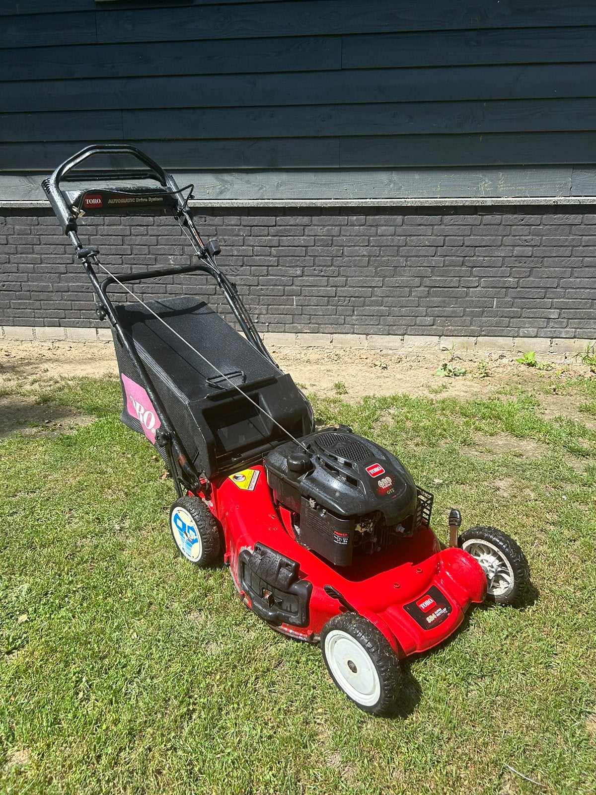 Toro SR4 professionele mulch grasmaaier aluminum 55 cm, Ophalen, Cirkelmaaier, Gebruikt, Versnellingen
