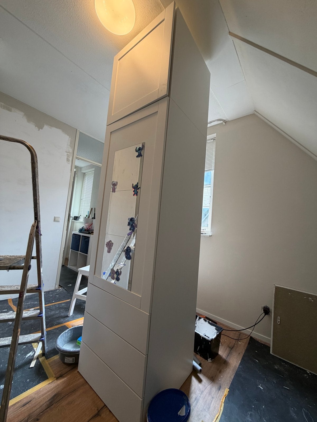 IKEA Platsa Kledingkast met hangdeel, laden en bovendeel, Huis en Inrichting, Kasten | Kledingkasten, Ophalen, Gebruikt, 200 cm of meer