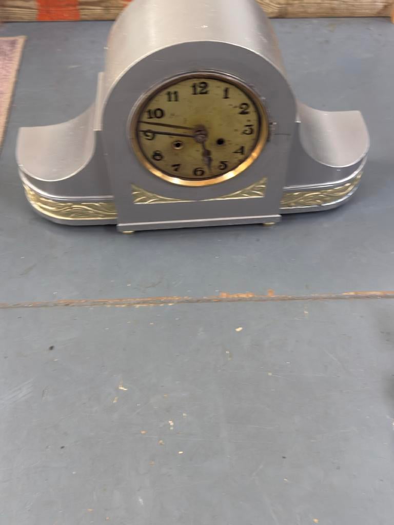 Vintage Schouwklok - Klassiek Design, Antiek en Kunst, Antiek | Klokken, Ophalen of Verzenden