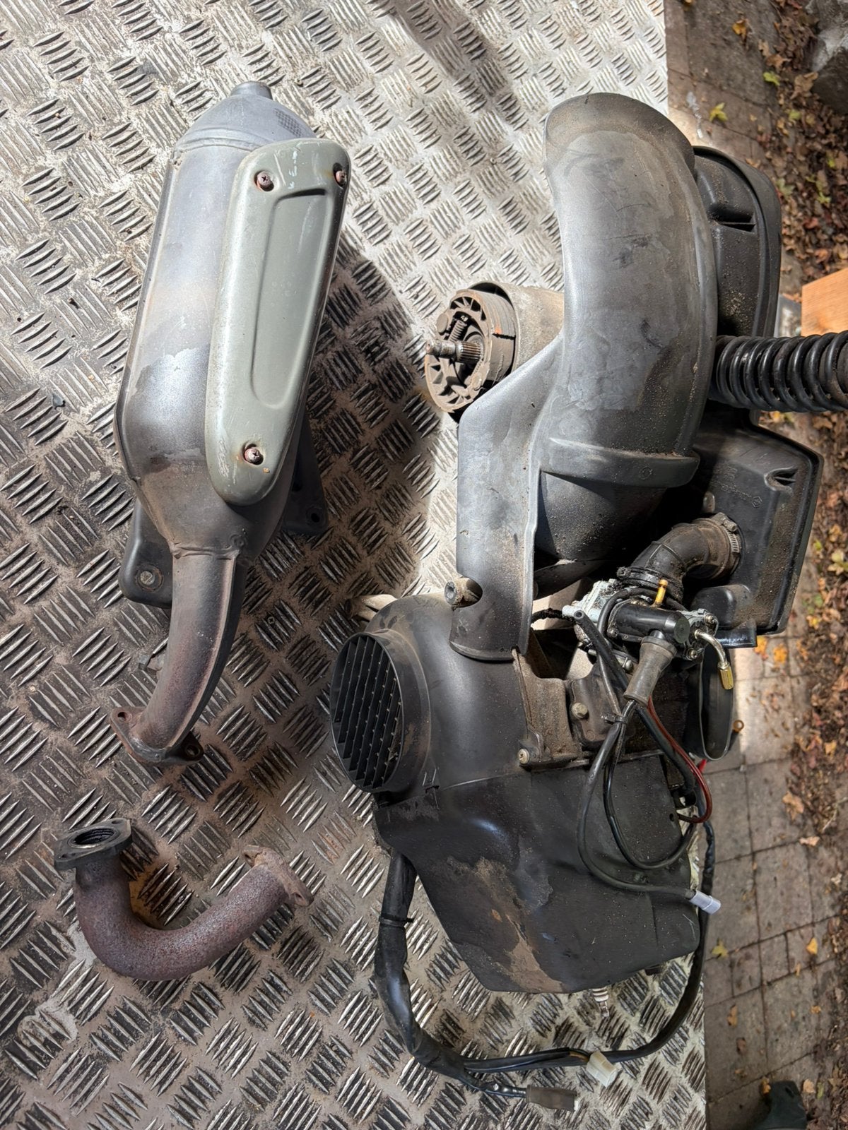 piaggio skipper 125cc motorblok, Ophalen, Cilinder