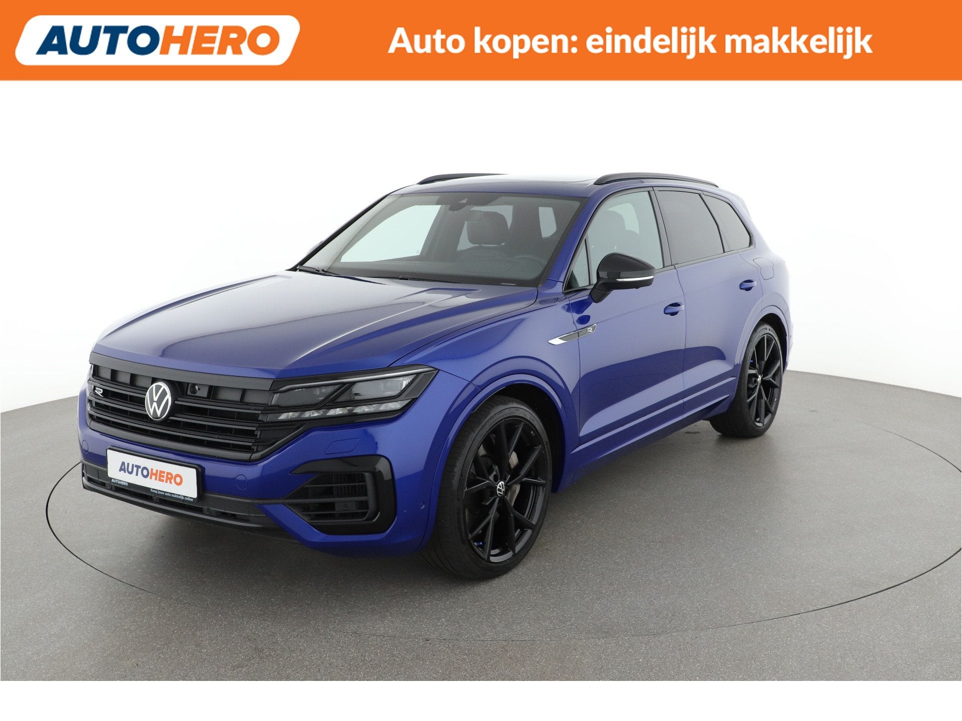 Volkswagen Touareg 3.0 TSI R-Line |KX60711| (bj 2021), Auto's, Automaat, Gebruikt, Blauw, Bedrijf
