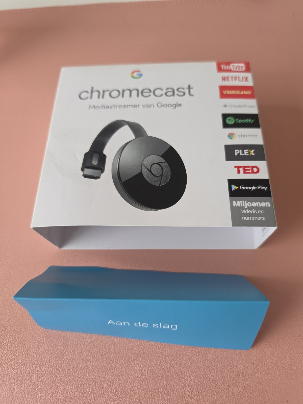 Google Chromecast Mediaspeler - Zo goed als nieuw, Ophalen of Verzenden, Zo goed als nieuw, HDMI, Zonder harde schijf