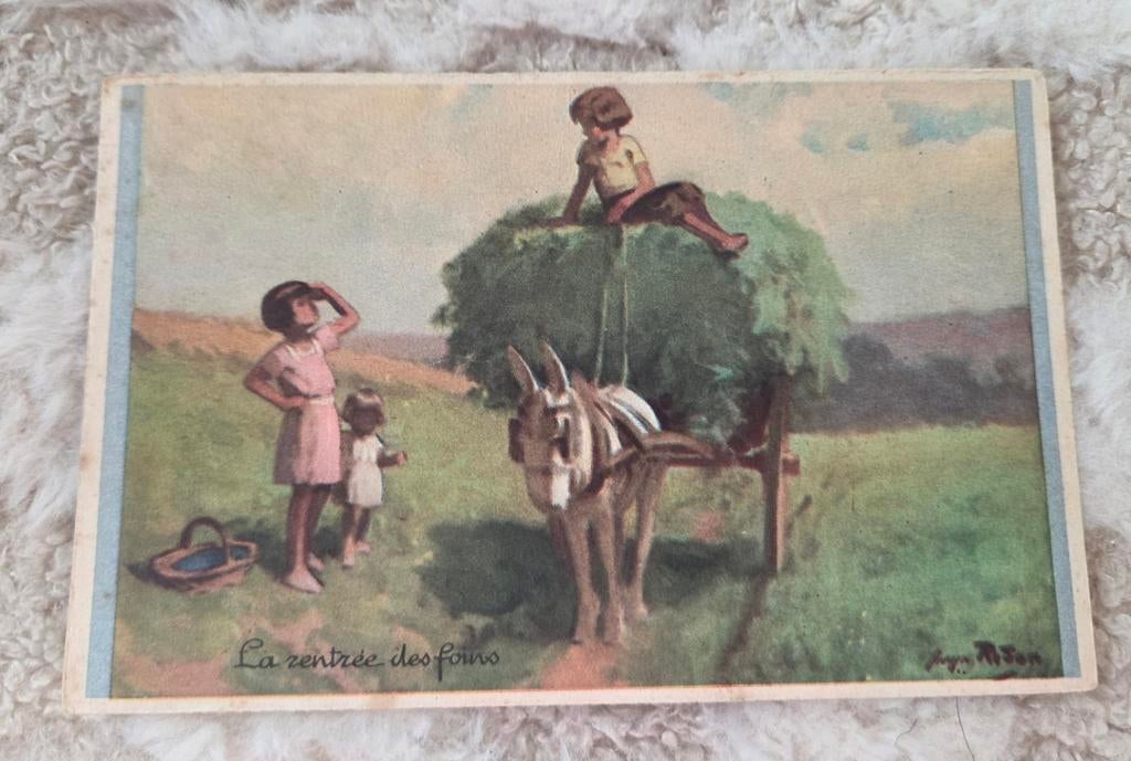 De Hooi-oogst - Georges Redon (1869–1943), Verzenden, Ongelopen, Overige thema's