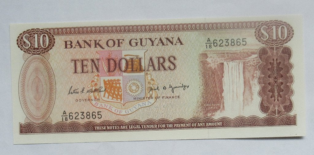 Guyana 10 dollars 1989, Verzenden, Zuid-Amerika