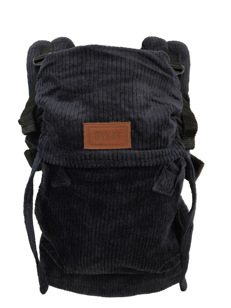 ByKay Click Carrier Deluxe Smoky Black + Teddy Inlay Taupe, Buik of Rug, Nieuw, Draagzak, Ophalen