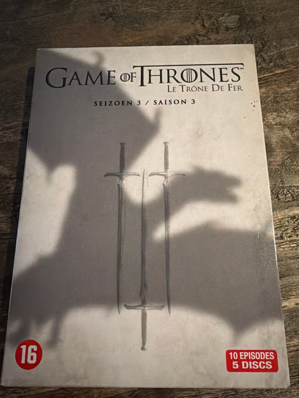 Game of Thrones Seizoen 3 - Blu-ray Boxset, Vanaf 16 jaar, Nederlands, Science Fiction en Fantasy, Ophalen of Verzenden