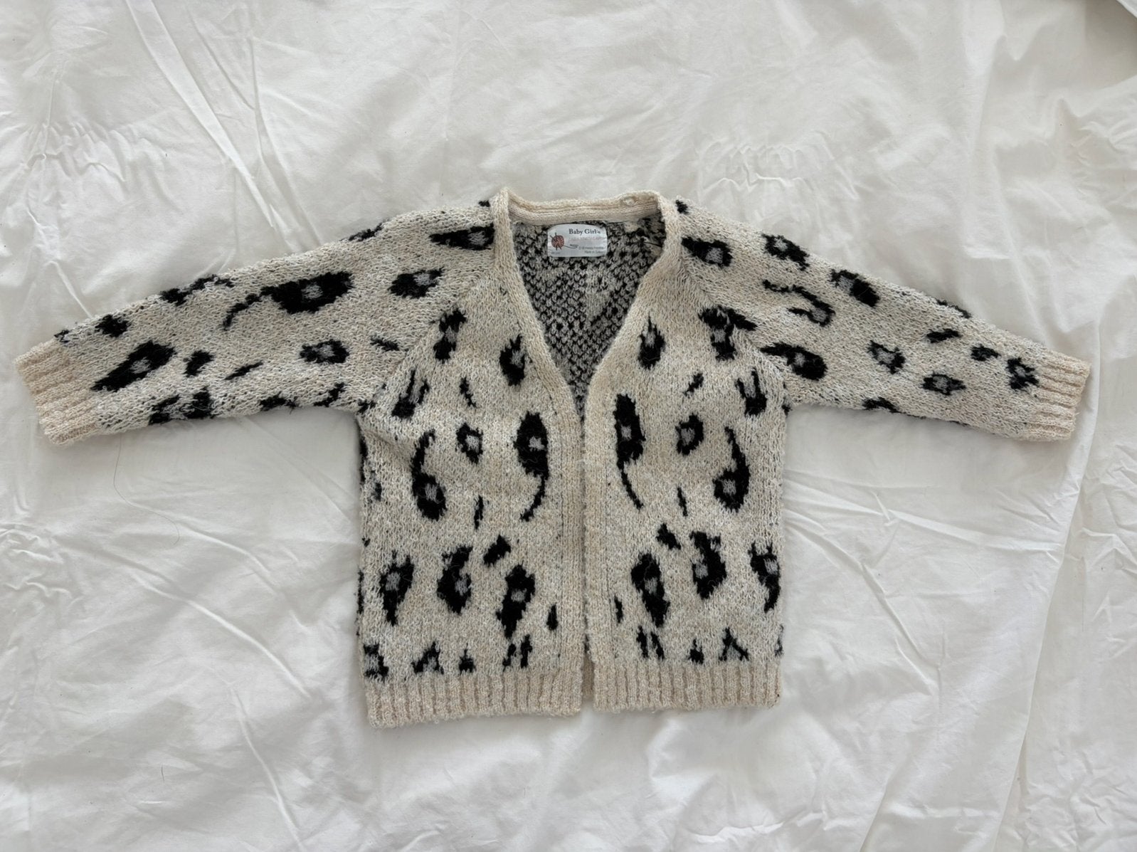 Zara vest panterprint maat 86, Kinderen en Baby's, Ophalen of Verzenden, Gebruikt, Meisje, Truitje of Vestje