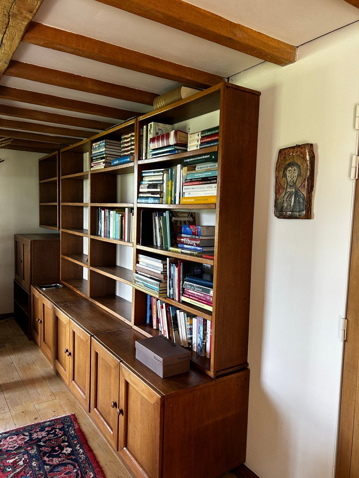 Grote boekenkast uit losse delen - Gratis af te halen, Huis en Inrichting, Kasten | Boekenkasten, Ophalen, Gebruikt, 200 cm of meer