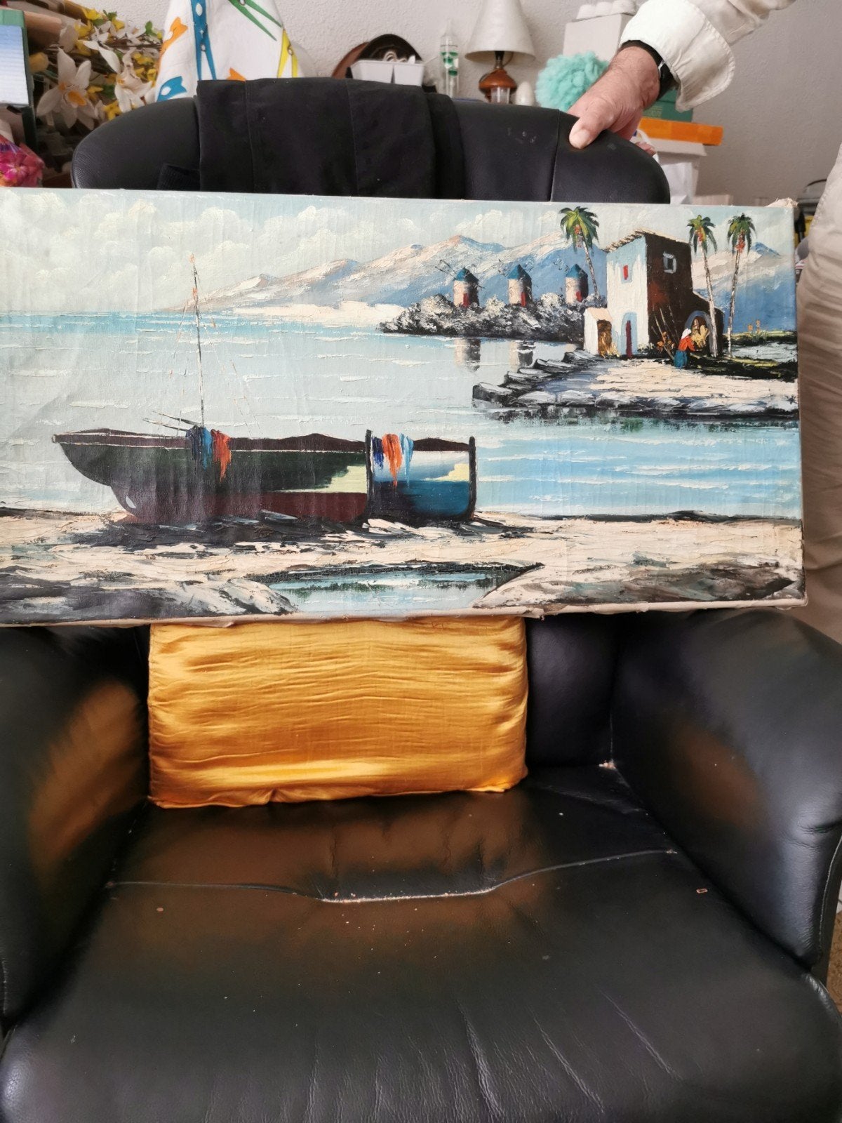 Schilderij om op te knappen, Ophalen of Verzenden, Gebruikt, Schilderij