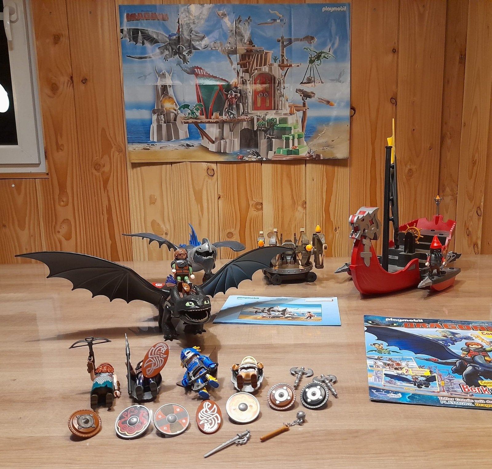 XXL set Hoe Tem Je Een Draak?!, Ophalen of Verzenden, Gebruikt