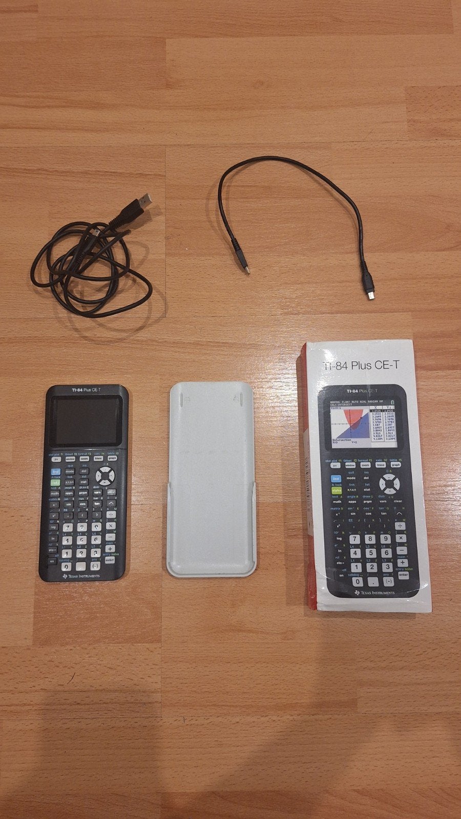 TI-84 Plus CE-T, Ophalen of Verzenden, Grafische rekenmachine, Zo goed als nieuw
