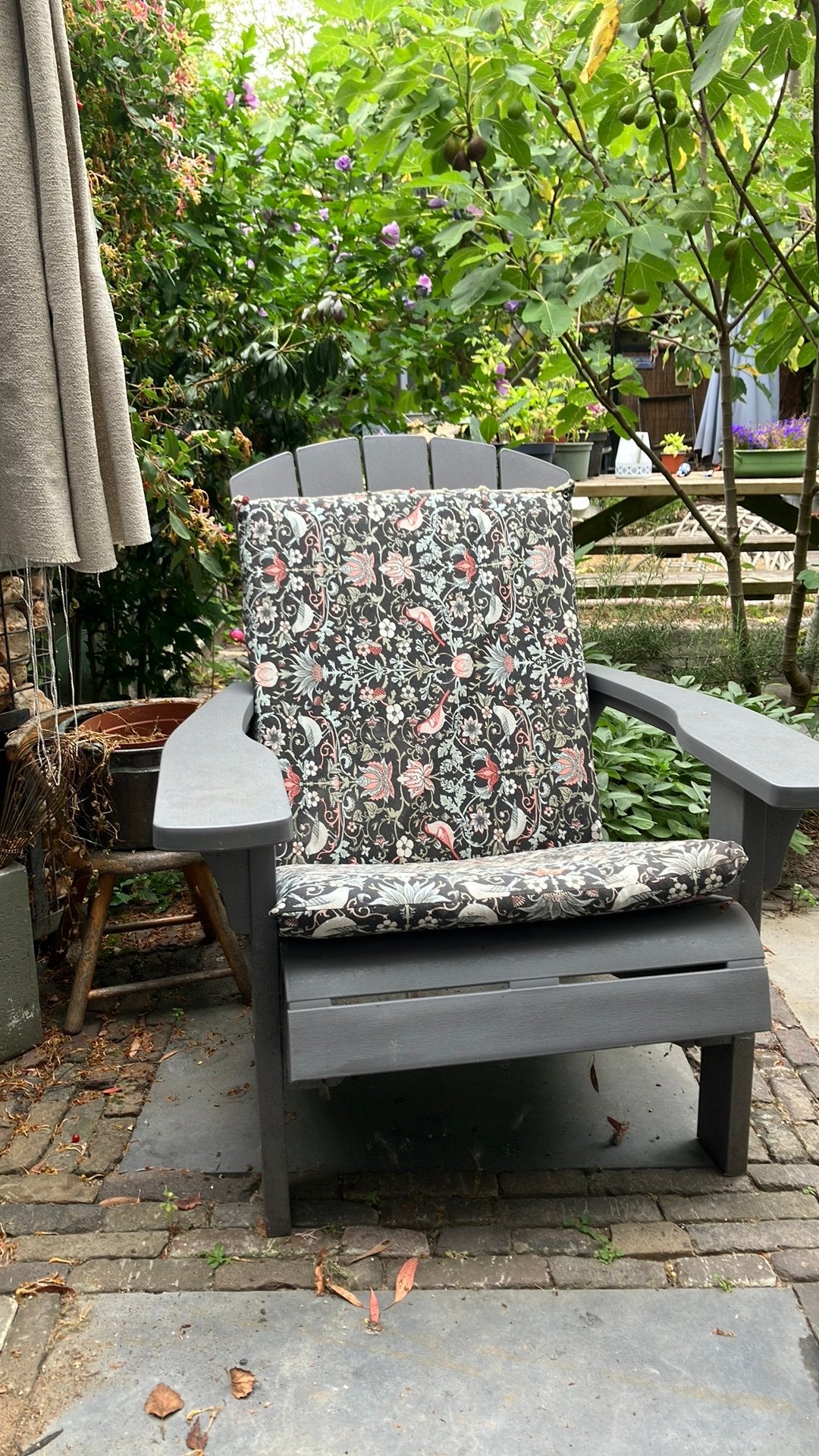Keter Troy Adirondack tuinstoel kunststof grijs, Ophalen, Gebruikt, Kunststof