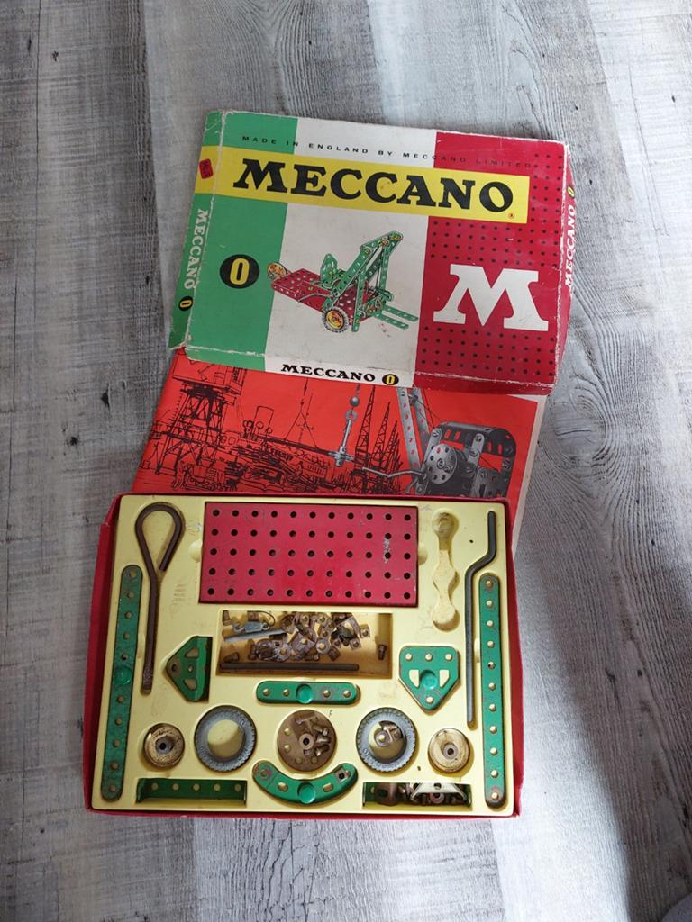 Orginele Meccano doos met boekje., Ophalen of Verzenden
